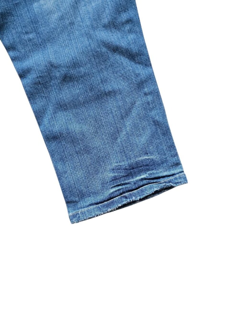DEADSTOCK NOBO No Boundaries embroidered & studded denim capri . Size 11 JR - Picture 6 of 9